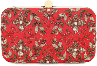 

The Purple Sack Party Maroon Clutch