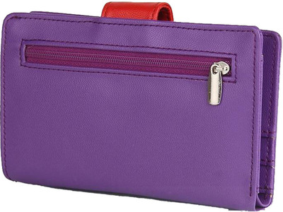 

FITSON Women Casual Purple Fabric Wallet(1 Card Slot)
