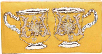 

The Purple Sack Party Yellow Clutch