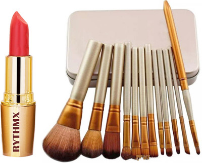 

Rythmx makeup brush naked with red lipstick(Set of 2)