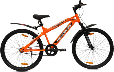 

HERCULES FX 100 - 18 SPEED CYCLE 26 T Mountain/Hardtail Cycle(18 Gear, Orange)