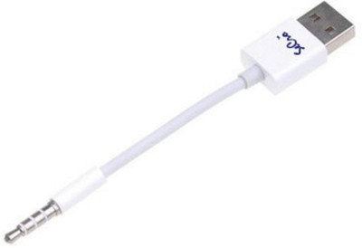 

secro USB To AUX Data Sync Charge Shuffle Cable AUX Cable(White)