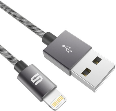 

Power Gold Nylon High Quality Lightning Cable(Black, White)