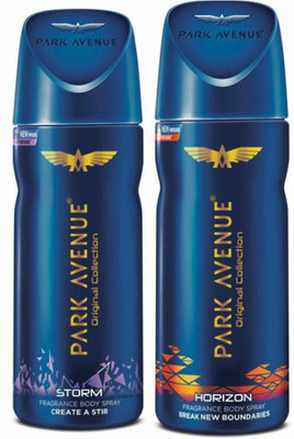

Park Avenue 1 Storm and 1 Horizon Deodorant Combo for Men (Pack of 2) Deodorant Spray - For Men(260 ml, Pack of 2)