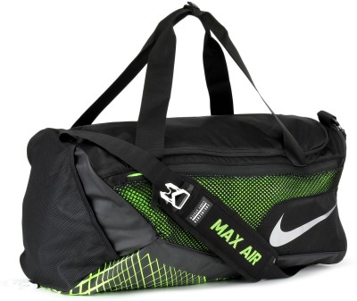 

Nike NK VPR MAX AI Travel Duffel Bag(Black, Green, Silver)