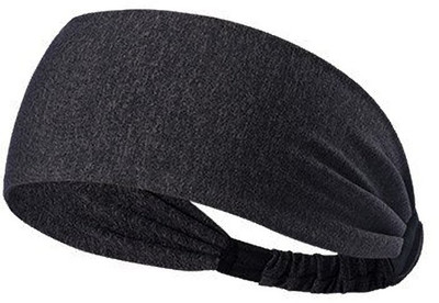 

Skudgear Yoga Sport Athletic Headband Sweatband For Running Sports Travel Fitness Elastic Wicking Non Slip Style Band and Basketball Headbands Headscarf fits Hair Band, Head Band, Rubber Band(Black)