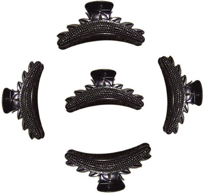 

ADR JEWELLERY ADR 5 Pics Black Combo & Fancy Hair Clutchers For Women / Girls (Random Design) Hair Clip(Black)