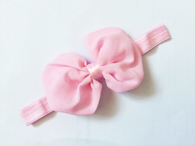 

Skudgear Baby Head Band Bow Type Head Band for Baby Girls Head Band, Hair Accessory Set, Rubber Band, Hair Band(Pink)