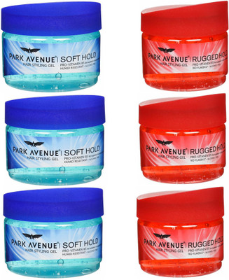Park Avenue RUGGED HOLD HAIR STYLING GEL+SOFT HOLD HAIR STYLING GEL Gel(100 g)