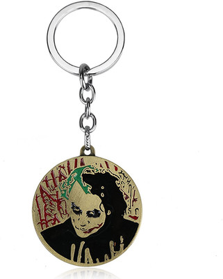SLN Retail Joker Design Silver Key Chain