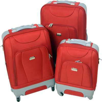 

PRAGEE Suitcase Combo(Red)