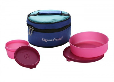 Signoraware M528 2 Containers Lunch Box 750 ml