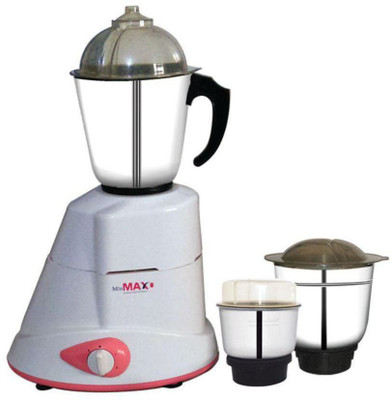 

MinMAX Dynamic Powerful Copper Motor 650 W Mixer Grinder(Ivory, 3 Jars)