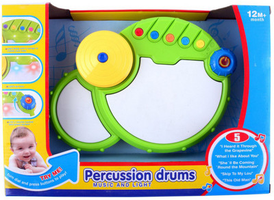 

toycart Percussion Musical Drum(Multicolor)