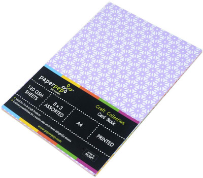 

Paper Pep Craft Collection Unruled A4 A4 paper(Set of 2, Multicolor)