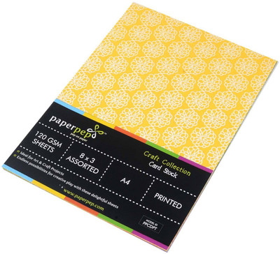 

Paper Pep Craft Collection Unruled A4 A4 paper(Set of 2, Multicolor)