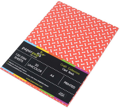 

Paper Pep Craft Collection Unruled A4 A4 paper(Set of 2, Red)