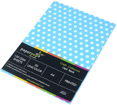 

Paper Pep Craft Collection Unruled A4 A4 paper(Set of 2, Light Blue)