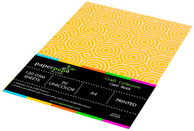 

Paper Pep Craft Collection Unruled A4 A4 paper(Set of 2, Yellow)