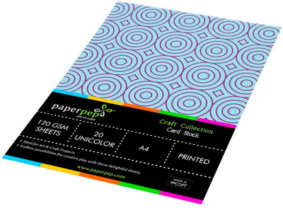 

Paper Pep Craft Collection Unruled A4 A4 paper(Set of 2, Baby Blue)