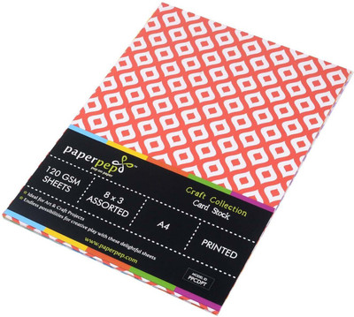

Paper Pep Craft Collection Unruled A4 A4 paper(Set of 2, Multicolor)