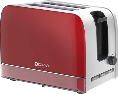 

Koryo KPT2106RSS 750 Pop Up Toaster(Red)
