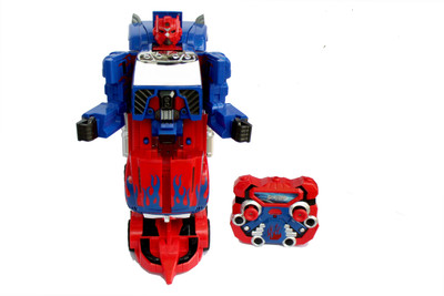 

Shape n Style Power Ranger Truck Remote Controlled one Button Car To Transformer to Car(Red)