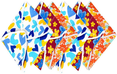 KUBER INDUSTRIES Floral Print Roti Square Flap Cover(Multi, 3)
