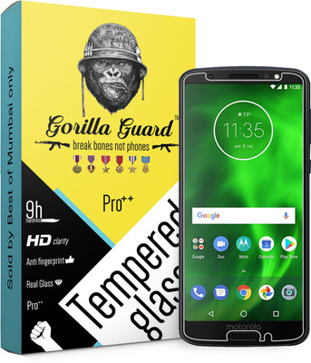Gorilla guard Screen Guard for Motorola Moto G6 Plus(Pack of 1)