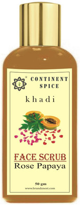 

Continent Spice Khadi Rose Papaya Face Scrub - CS682005 Scrub(50 g)