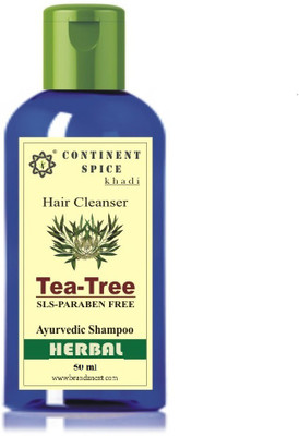 

Continent Spice Khadi Tea Tree Hair Cleanser- (SLS & Paraben Free)(50 ml)
