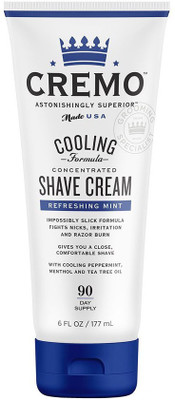 

Cremo Cooling Shave Cream, Astonishingly Superior Shaving Cream for Men, 6 Fluid Ounce(177 ml)
