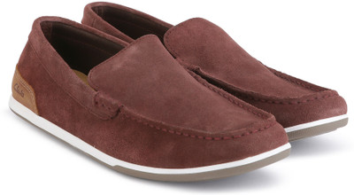 

Clarks Medly Sun Burgundy Loafers For Men(Maroon