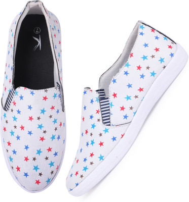 

Kzaara Loafers For Men(Multicolor, White