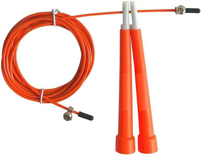 

Leosportz peed Skipping Rope For Men & Women Speed Skipping Rope(Orange, Length: 267 cm)