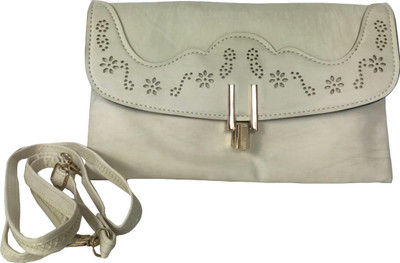 

Lelys Women Evening/Party Green Genuine Leather Sling Bag