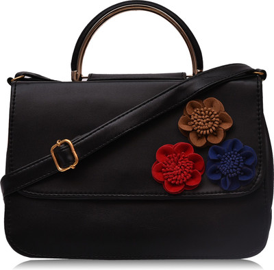 

Fristo Women Casual, Formal Black PU Sling Bag