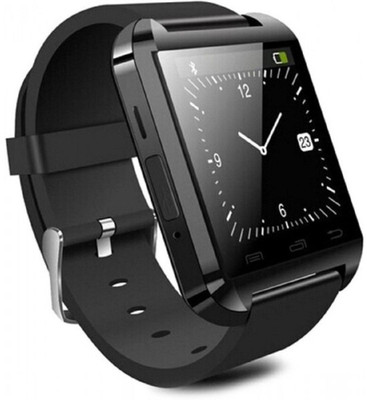 

KUKSHYA U8 Black Wrist Watch Bluetooth Touch Screen Smartwatch Compatible with All Android Mobiles Smartwatch(Black Strap Regular)