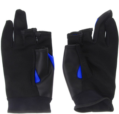 

Magideal Fishing gloves Diving Gloves (Free Size, Black, Blue)