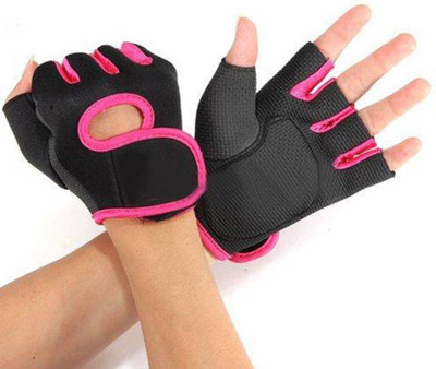 

Leosportz Unisex Powerfull Palm Grip Sports & Fitness Gym Gloves Gym & Fitness Gloves (, Pink
