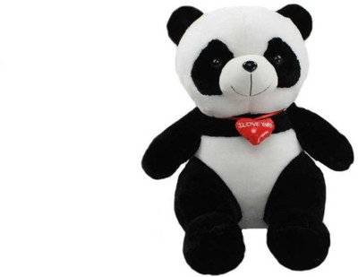 

Fun & Joy innocent black and White Teddy Bear - 60 cm(Black & White)