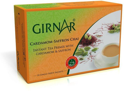

Girnar Tea Kesar Elaichi Cardamom, Saffron Instant Tea Bags(140 g, Box)