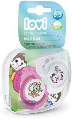 

Lovi Dynamic Soother Hot and Cold Pink 0-3 soother(Pink)