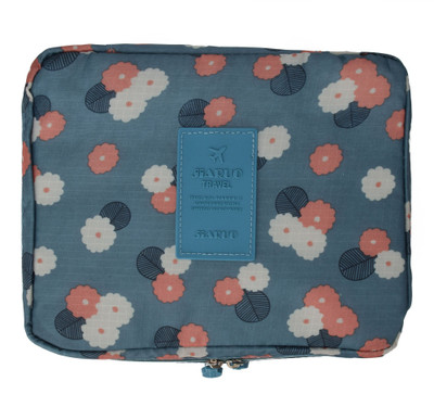 

Honestystore Toiletry Bag Wash Bag Multi function Cosmetic Bag Portable Makeup Pouch Waterproof Travel Organizer Bag - BLUE(Blue)