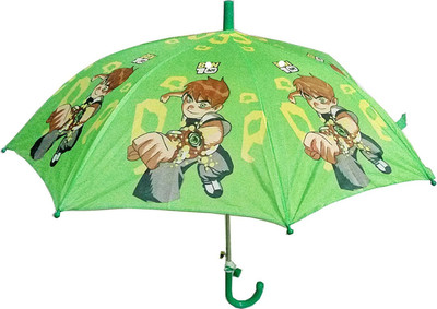 

Meher Collection Ben10 print Umbrella Umbrella(Green)