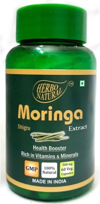 

Herbo Natural Moringa Extract 500 mg 60 veg Capsules(60 No)