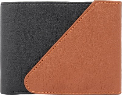 

Wildwolf Men Brown Artificial Leather Wallet(5 Card Slots), Black -tan