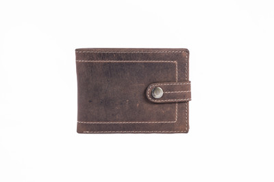 

Leatherworld Men Brown Genuine Leather Wallet(12 Card Slots)