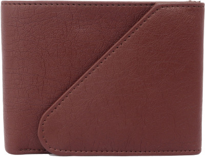 

Wildedge Men Khaki Artificial Leather Wallet(5 Card Slots), Brown