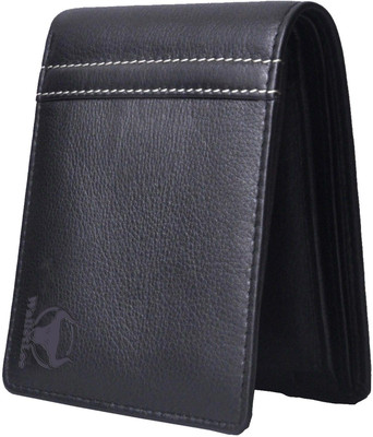 

WalletLee Men Black Genuine Leather Wallet(7 Card Slots)